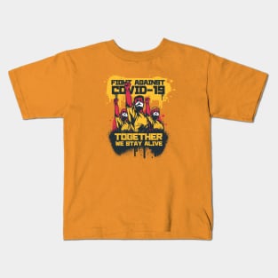 Fight Against Covid 19 Kids T-Shirt